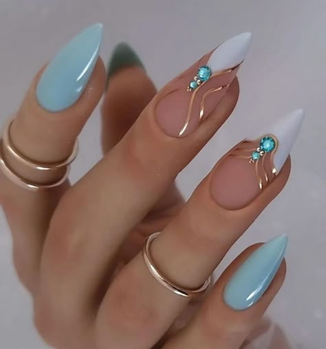 Almond Nails Designs, Almond Nail, Easy Nails, Her Nails, Dream Nails, Fancy Nails, Chic Nails, Dope Nails, Stiletto Nails