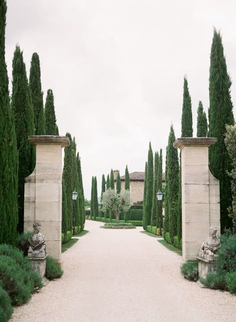 The MOST beautiful and exquisite wedding venue in Tuscany Italy!   Borgo Santo Pietro, Palazzetto Italy Le Vie | Heirloom Portraits Borgo Santo Pietro Wedding, Tuscan Driveway, Italian Landscape Design, Italian Landscaping, Tuscan Landscape Design, Italy Garden, Tuscan Homes, Heirloom Portraits, Tuscan Landscape