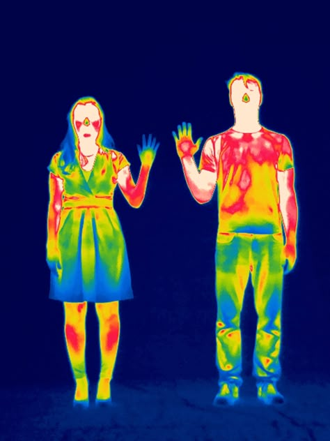 Thermal Aesthetic, Thermal Art, Thermal Vision, Heat Map, Cool Tech Gadgets Electronics, Royal Art, Thermal Imaging, Body Heat, New Wall