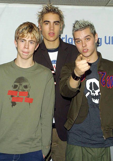 Busted (Charlie Simpson, Matt Willis and James Bourne) 2002 James Bourne Busted, Charlie Simpson, James Bourne, Matt Willis, Busted Band, Band Photos, Who Am I, Good Movies, The Boys