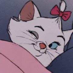 Marie The Aristocats, Marie Cat, Marie Aristocats, Disney Icons, The Aristocats, Old Disney, White Cat, Tumblr Posts, Kitty