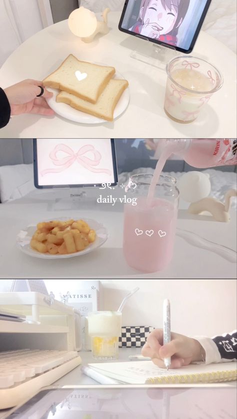 #daily #dailyvlogs #vlogging #lifestyle #kawaii #aesthetic #pinterest Video Story Ideas, Kawaii Aesthetic Room, Cute Vlog, Vlogs Aesthetic, Vlogs Video, Aesthetic Room Makeover, Milk Aesthetic, Vlogging Aesthetic, How To Say Hello