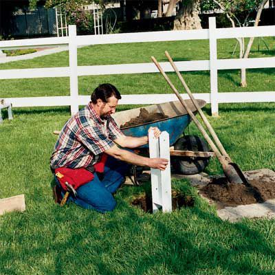 How to Install an In-Ground Flagpole - This Old House Diy Vinyl Fence, House Fencing Ideas, Fence Drawing, Vinyl Fence Ideas, Diy Privacy Fence, Fence Design Ideas, Privacy Fencing, Fences Ideas, Vinyl Privacy Fence