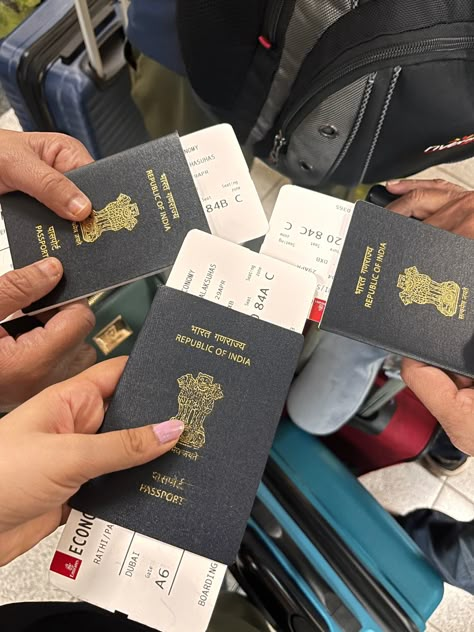 Boarding Passes Aesthetic, Travel Indian Passport Aesthetic, Indian Passport With Tickets, Indian Passport Aesthetic, Aesthetic Passport Pictures, Indian Passport Picture, Travel Passport Aesthetic, Boarding Pass Aesthetic, Plane Vibes