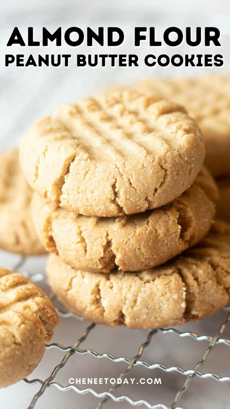 Cookies With Maple Syrup, Recipe Peanut Butter Cookies, Peanut Butter Cookies Gluten Free, Almond Flour Peanut Butter Cookies, Butter Cookies Gluten Free, Nut Butter Cookies, Galletas Keto, Gluten Free Peanut Butter Cookies, Keto Peanut Butter Cookies