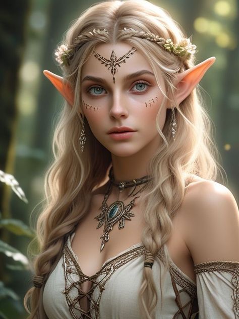 Elf Cosplay, Elf Druid, Female Elf, Legends And Myths, Elf Costume, Fairytale Fantasy, Fantasy Fairy, Dnd Characters, Fantasy Artwork