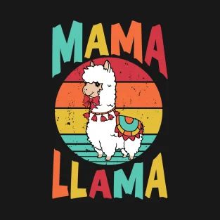 T-Shirts by TwoSquares | TeePublic Mama Llama, Shirt Logo Design, Llama Alpaca, Dessin Adorable, Designer Products, Llama, Puns, Peru, Alpaca