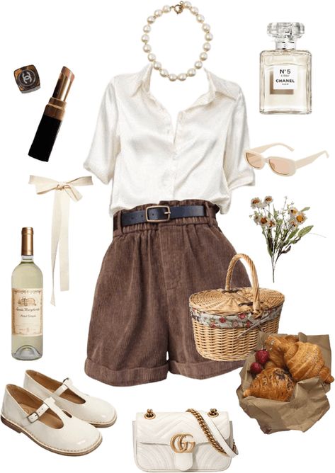 Light Academia Summer Outfit, Summer Academia Outfits, Academia Aesthetic Outfit Summer, Romantic Academia Aesthetic Outfit, Cottagecore Summer Outfits, Academia Summer Outfit, Outfits Academia, Academia Summer, Light Academia Outfit