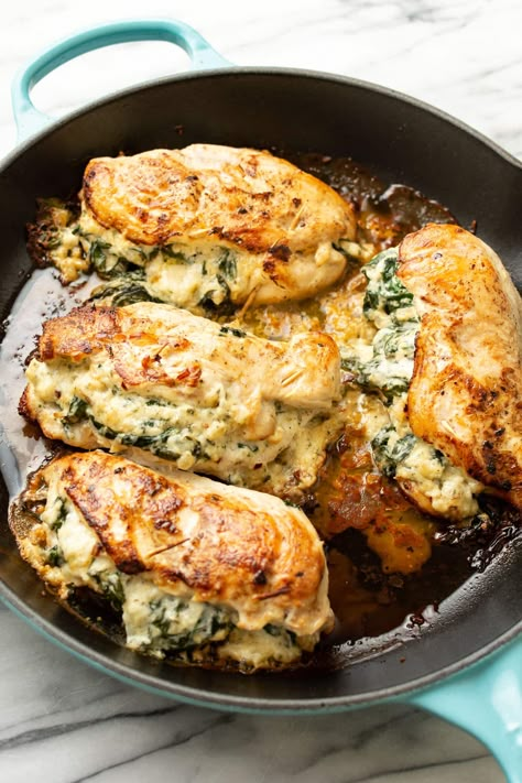 Boursin Stuffed Chicken Breast Stuffed Boursin Chicken, Boursin Cheese Stuffed Chicken, Stuffed Chicken Florentine, Stuffed Chicken Tenderloins, Chicken Marco Polo Recipe, Boursin Stuffed Chicken Breast, Boursin Steak, Boursin Chicken Recipes, Chicken Boursin Recipe