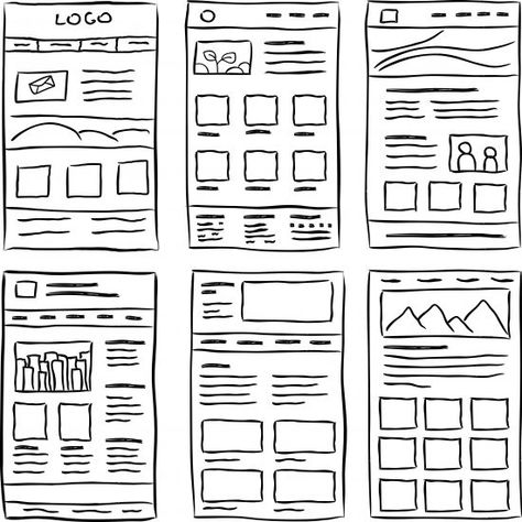 Sketch Website, Wireframe Sketch, Frame Website, App Wireframe, Ux Wireframe, Wireframe Website, Wireframe Design, Design 101, Creative Web Design