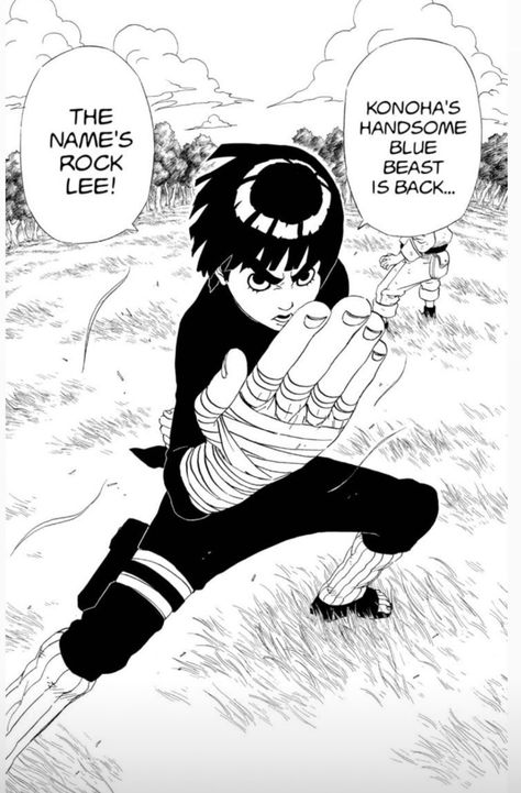 Demon Inside, The Hidden Leaf Village, Rock Lee Naruto, Kid Naruto, Hidden Leaf Village, Photo Manga, Leaf Village, Naruto Tattoo, Naruto Sketch