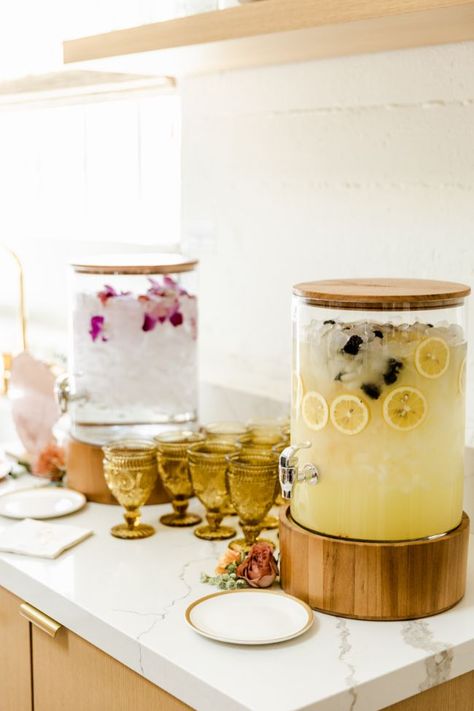 A Welcome Party For Spring Florals Influencer Event Boho Grand Opening Party, Poosh Wellness Event, Summer Launch Party, Spa Launch Party Ideas, Women's Event Decor, Grand Opening Refreshment Ideas, Spring Party Decor Ideas, Mixer Event Ideas, Yoga Event Decoration