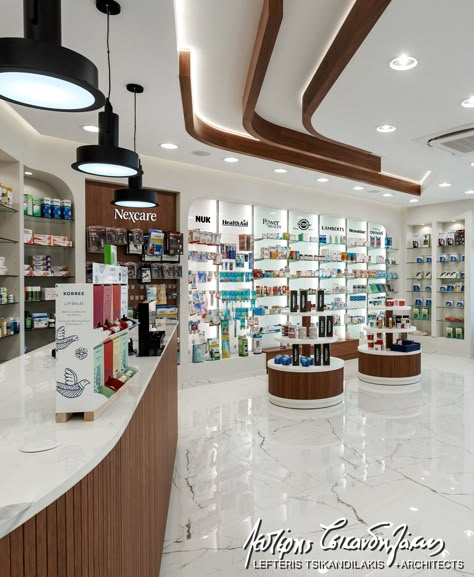 Aesthetic Pharmacy, Pharmacy Aesthetic, Pharmacy Interior Design, Pharmacy Interior, Pharmacy Decor, Store Shelves Design, Pharmacy Store, Shelves Design, Pharmacy Design