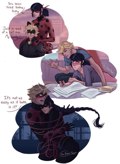 Ladybug and Chat Noir Doodles by FleaRawR on DeviantArt Ladybug And Chat Noir, Comics Ladybug, Miraculous Ladybug Kiss, Tikki Y Plagg, Ladybug Art, Ladybug And Cat Noir, Miraculous Ladybug Oc, Miraculous Ladybug Memes, Miraculous Ladybug Wallpaper