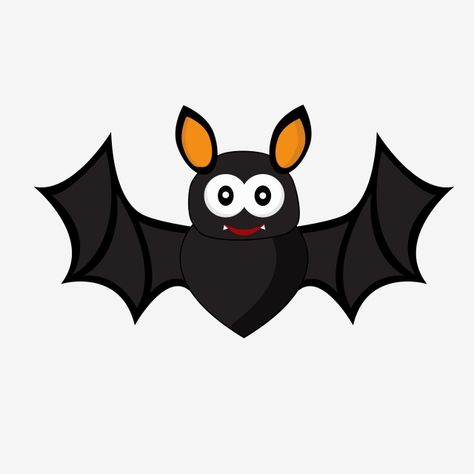 Bat Clipart Halloween, Halloween Png Images, Halloween Bat Drawing, Bats Clipart, October Clipart, Bat For Halloween, Bat Icon, Bat Clip Art, Bat Cartoon