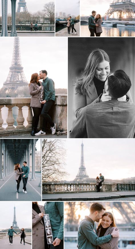 Upon finding out they were expecting, a couple brought their sonogram to Paris and we incorporated announcement photos into their romantic photo session. Photography by Paige Gribb Photography. Authentic, inclusive, & glam photography in Paris. | Paris photographer, couples photo session in Paris, couples' photographer, travel photographer Paris, pregnancy announcement photography, pregnancy announcement with Sonogram, professional photographer in Europe Paris Baby Announcement, Pregnant In Paris, Paris Pregnancy Announcement, Pregnancy Announcement Photography, Glam Photography, Pregnant Photoshoot, Save The Date Pictures, Baby Bump Photoshoot, Short Couples