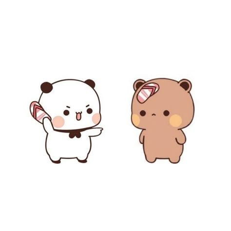 Bubu And Dudu Tattoo, Dudu And Bubu, Happy Teddy Day Images, Bleach Funny, Bubu And Dudu, Dudu Bubu, Bear Drawings, Black Cat Anime, Sister Poses