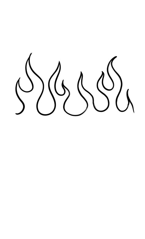 Flame Tattoo Outline, Flame Tattoo Stencil, Fire Flame Tattoo, Fuego Tattoo, Flame Outline, Flames Drawing, Tattoo Beginner, Flames Tattoo, General Tattoo