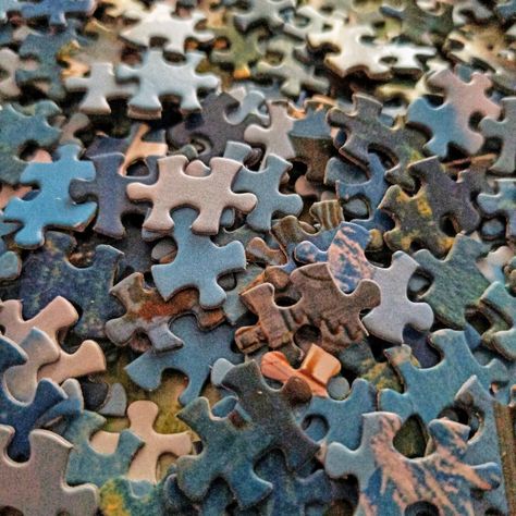 Hundreds of Jigsaw Puzzle Pieces by Andrew James Penniall Puzzle Pieces Aesthetic, Jigsaw Aesthetic, Jigsaw Puzzle Aesthetic, Puzzle Peice, Puzzle Photography, Puzzle Aesthetic, Cool Jigsaw Puzzles, Photography Stock Photos, Rune Factory