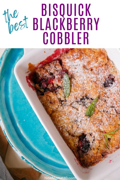 Bisquick Blackberry Cobbler Easy, Blackberry Cobbler Bisquick, Cobbler With Bisquick, Blackberry Pancakes, Easy Blackberry Cobbler, Raspberry Cobbler, Mixed Berry Cobbler, Blackberry Cobbler Recipe, Homemade Bisquick