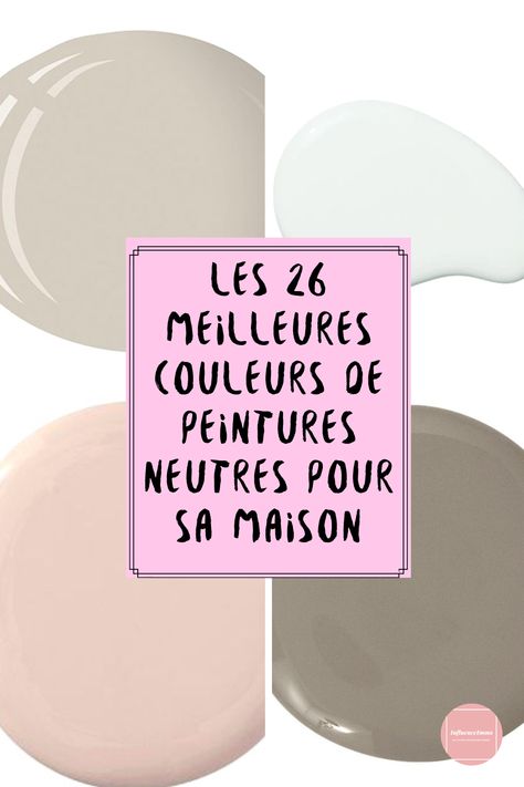 Les couleurs de peinture neutres sont des incontournables, que vous les utilisiez sur les boiseries ou sur les murs de votre chambre . Bien que les tons neutres puissent sembler ennuyeux, ils permettent à vos autres choix de conception de briller et sont en fait parmi les couleurs de peinture les plus relaxantes. Living Room Inspiration, Home Staging, Room Inspiration, Diy Home Decor, Home Diy, New Homes, Sweet Home, Paint