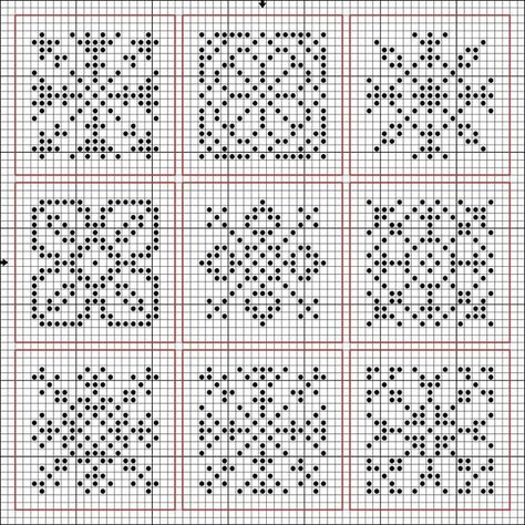 Motifs Blackwork, Snowflake Cross Stitch, Geometric Cross Stitch, Cross Stitch Geometric, Filet Crochet Charts, Pola Kristik, Mini Cross Stitch, Cross Stitch Borders, Cross Stitch Cards