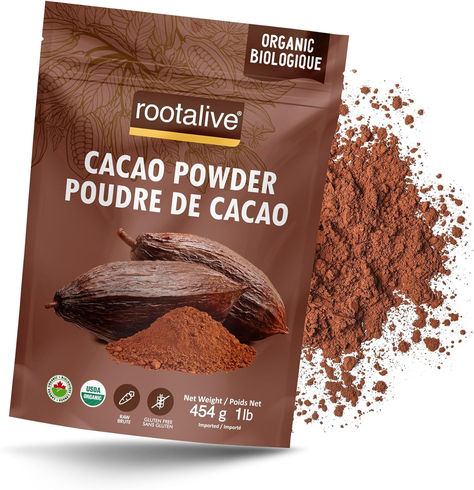 Blends Easily - Our cacao powder is an all-natural way to add flavor and nutrients to your favorite snacks. Rootalive cacao powder can be added to hot or cold drinks like coffee or tea, smoothie mix, raw desserts, other baked goods, or a standalone drink.
Guilt-Free Snack - Enjoy the pleasant combination of bitterness and sweetness of this organic, vegan, gluten-free powder. Each resealable pack will satisfy your chocolate craving without adding extra sugar to your low carb diet. Iron Vegetarian, Powder Packaging Design, Powder Packaging, Bean Snacks, Chocolate Powder, Raw Desserts, Cacao Beans, Raw Cacao, Cacao Powder