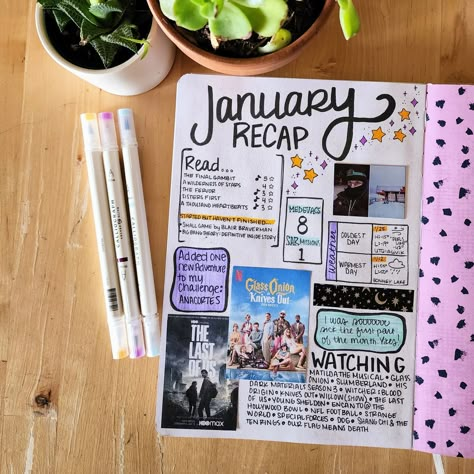 Hello, Amanda here, and today we’re going to talk about creating a monthly summary page in your bullet journal. Memory keeping and scrapbooking is one of my favorite ways to use my bullet journals. So I added a monthly review page my memory bullet journal, allowing me to recap my memories each month to see a snapshot! Memorie Journal Ideas, Last Time I Bullet Journal, Month Page Journal, Monthly Pages Bullet Journal, Month Page Bullet Journal, Bullet Journal Memories Page, Month Journal Page, Year In Review Bullet Journal, New Years Journal Ideas