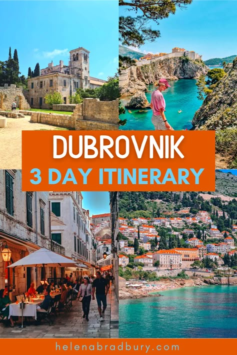 3 Days In Dubrovnik, Day Trips From Dubrovnik, Dubvronik Croatia, Dubrovnik Itinerary, Lokrum Island, Croatia Itinerary, Croatia Vacation, Croatia Travel Guide, Europe 2024