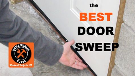 Exterior Door Threshold, Sound Proof Flooring, Replace Exterior Door, Building Windows, Door Sweeps, Soundproofing Material, Door Thresholds, Door Sweep, Security Doors