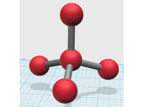 This is a combination of pieces that can be fitted together to create a dimensionally accurate tetrahedral model. (109.5 degree angles) I designed this myself to help visualize the 3D structure. Simply drawing the lewis structures doesn't fully explain the structure. My teacher was happy to use the model to show other classes. I hope other students can benefit from this as well! I plan on creating other structures soon! ( Trigonal Bi-pyramid / Square Bi-pyramid / Bent structures / T-shape struc Simple Cuboidal Epithelium, Diamond Structure Chemistry, Human Pyramid Formation, Trophic Levels Pyramid, Volume Of Triangular Prisms, Molecular Structure, Study Tips