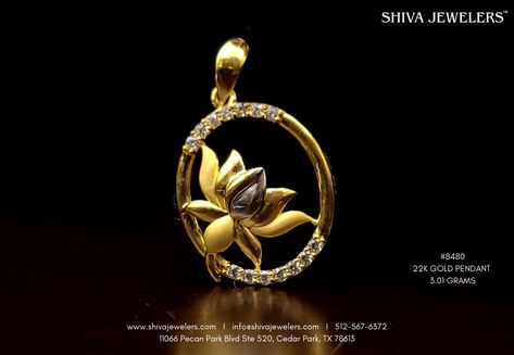 22K Gold Lotus Pendant with Cubic Zirconia and Rhodium Polishing #YellowGold #shivajewelers #jewelry #jewellery #pendant #22kgold #flowerpendant #necklace #pendant #flowerjewelery #CZ #jewelryaddict #austin #austintx #austinjewelry#dubaigold #22k #indiangold #indianjewellery #indianjewelry #austin #jewelrydesigner #jewelrygram #jewelrytrends #texas #dallas #Houston #Phoenix #jewelrylover #jewelryoftheday Lotus Pendant Gold Indian, Texas Dallas, Jewellery Pendant, Lotus Pendant, Gold Lotus, Bullion Coins, Custom Jewelry Design, Indian Jewellery, 22k Gold