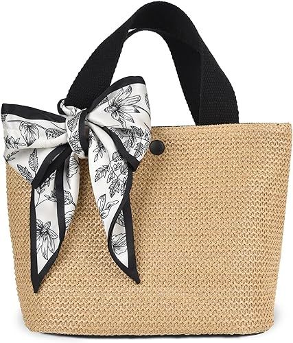 Amazon.com: MINEGROW Beach Tote Straw Bag for Women: Handbags Rattan Purse for Summer Travel Vacation Handmade Raffia Bags : Clothing, Shoes & Jewelry Rattan Purse, Raffia Bag, Beach Tote, Summer Travel, Travel Vacation, Bag For Women, Vacation Trips, Scarfs, Straw Bag