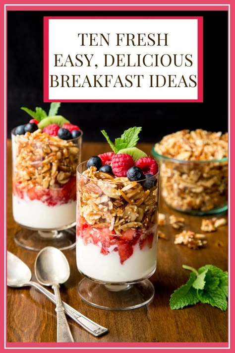 Easy Delicious Breakfast Ideas, Simple Breakfast Menu, Easy Delicious Breakfast, Cafe Food Ideas, Easy Yummy Breakfast, Breakfast Catering, Spring Breakfast, Delicious Breakfast Ideas, Casserole Healthy