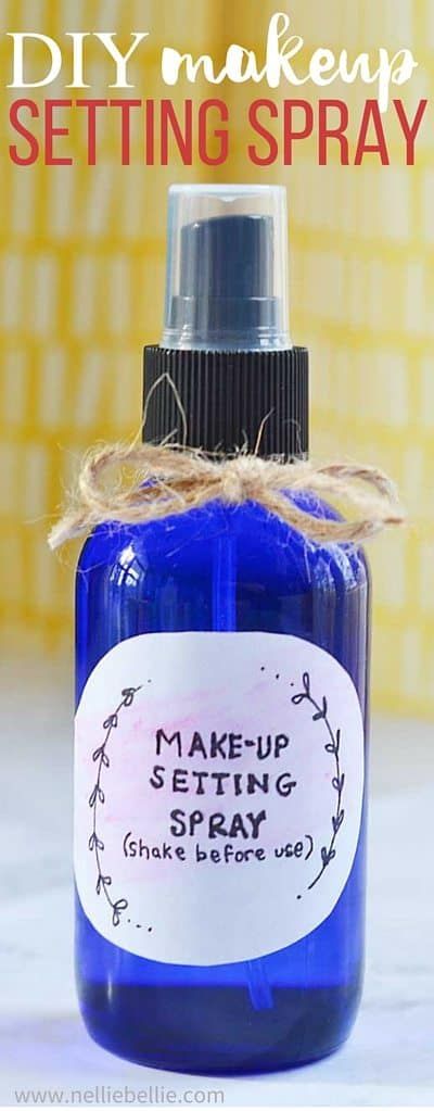 DIY beauty make-up setting spray. Make your own make-up spray at a fraction of the cost of the big brands. #settingspray #diy #makeup #homemade #witchhazel #rosewater Diy Setting Spray, Making Rose Water, Make Up Spray, Diy Makeup Setting Spray, Diy Makeup Recipe, Make Your Own Makeup, Makeup Recipes, Fixing Spray, Diy Beauty Products