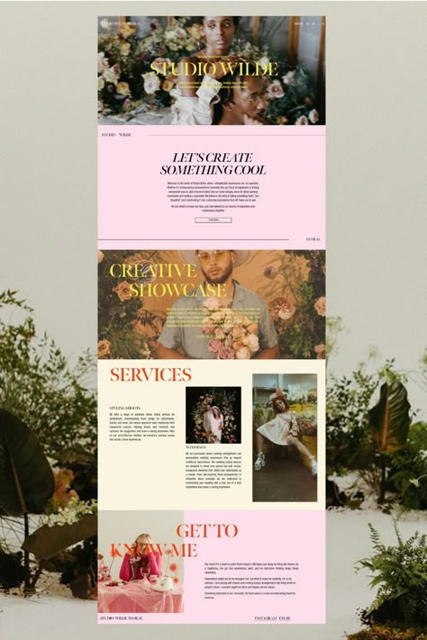 Editorial Web Design for Boston Florist Floral Website Design Inspiration, Flower Shop Website, Floral Website, Website Branding Design, Florist Website, Website Design Inspiration Layout, Modern Website Design, Shop Website, Webdesign Inspiration