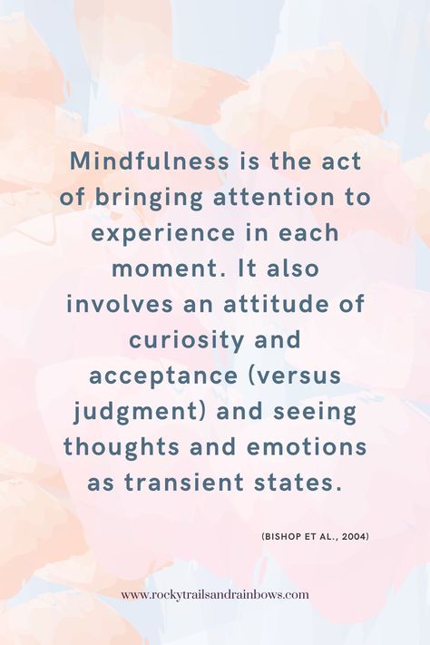 Mindfulness is the act of bringing attention to experience in each moment. | mindfulness quote | mindfulness | mind | mindful | mind body | mindful lifestyle | mindful living | intentional living | Rocky Trails and Rainbows Free Mind Quotes, 2025 Word, Mindfulness Quotes Inspiration, Holistic Nursing, Mindful Lifestyle, Visualization Board, Class Themes, Mindful Quotes, Quotes Mindfulness