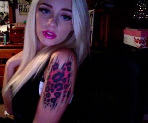 Mcbling Tattoo, Leopard Print Tattoos, Trashy Mcbling, Leopard Tattoos, Trashy Y2k, Dream Tattoos, Body Modifications, About Tattoo, Skin Art