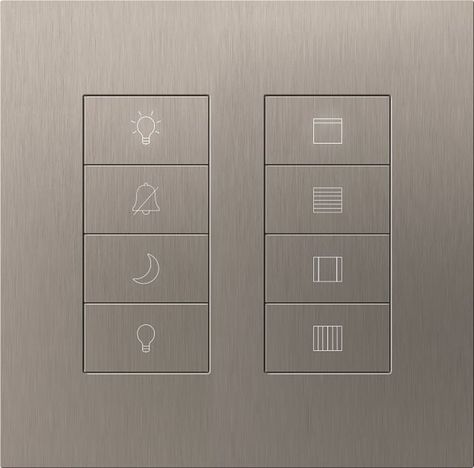 Gallery of Contemporary Architectural Blinds - 7 Switch Boards Design, Modern Light Switches, Smart Room, Home Automation, Board Design, Small Apartments, Ranch House, Smart Home, Light Switch