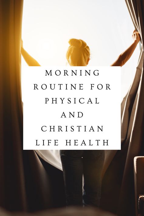 How I because a morning person by crafting a healthy and productive routine I look forward to that is grounded in fellowship with God and nourishing my body! #goodmorning #morningroutine #God #Jesus #faith #Bible #morningworkout #healthybreakfast Ultimate Morning Routine, Christian Morning Routine Ideas, Daily Routine Schedule Christian, Christian Evening Routine, Christian Routine Mornings, Daily Routine Schedule For Christians, Healthy Christian Morning Routine, Morning Routine Christian Women, Christian Morning Routine