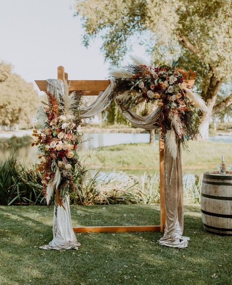 Boho Wedding Arch, Lodi California, Vineyard Wedding Venue, Elopement Wedding Photography, Wedding Arch Flowers, Grass Wedding, Arch Flowers, Hawaii Photographer, Wedding Petals