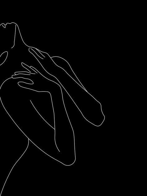 Edgy Line Art, Line Art Black And White, Line Art Black, Black And White Art Drawing, Line Art Design, Design Line, Outline Art, Art Wallpaper Iphone, Abstract Line Art