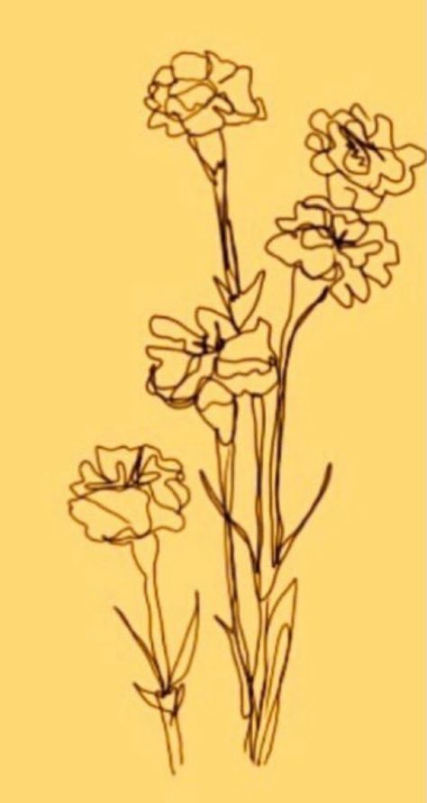 Marigold Line Art, Marigold Line Drawing, Marigold Drawing, Marigold Tattoos, Marigold Tattoo, Line Art Tattoos, Art Tattoos, Tatting, Art Tattoo