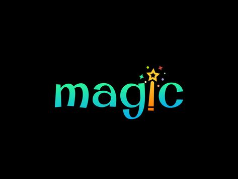 Magic logo concept fonts conceptual design logodesign letters gradiant logotype type face minimal concept magic typography branding vector logo design illustration sktechapp designer ui concept design Magic Logo Design Ideas, Fairytale Logo, Fantasy Logo Design, Magic Typography, Magic Logo Design, Magical Logo, Making A Logo, Night Kitchen, Magic Illustration