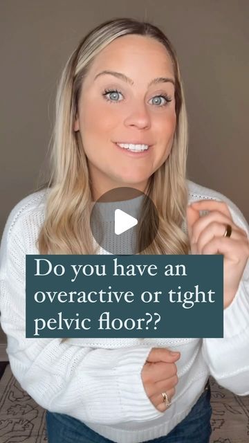 Kelly Ruther | Doctor of Physical Therapy on Instagram: "Do you have an overactive or tight pelvic floor?! If so, it may be due to weakness in your glutes! 🤯 Oftentimes, when a muscle is overworking it’s compensating for another muscle not doing its job properly…. The glutes are a large group of muscles that are supposed to provide significant stability to our pelvis and low back… But when they aren’t doing their job properly, the pelvic floor has to overwork ultimately causing tightness and dysfunction. If you believe your pelvic floor is overworking due to your glutes underworking, give this exercise a try! And if you want to optimize your body while reducing pain and improving function, I have plenty of great advice on my page so be sure to follow along! #backpain #leaking #pelv Weak Pelvic Floor Symptoms, Relaxing Pelvic Floor Muscles, Pelvic Floor Physical Therapy, Pelvic Pain Relief, Pelvic Floor Muscle Exercise, Pelvic Floor Therapy, Doctor Of Physical Therapy, Pelvic Floor Muscles, Pelvic Floor Exercises