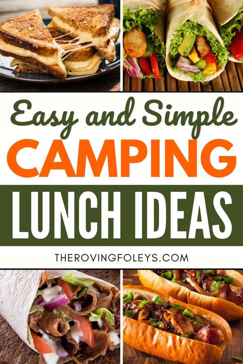 Easy Camping Lunches, Easy Foil Packet Meals, Easy Camping Lunch, Camping Trip Food, Camping Lunch Ideas, Camp Grill, Camping Meal Ideas, Sandwiches Grilled, Camping Lunch