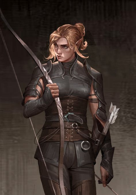 Ranger Dnd, Elf Archer, Elf Ranger, Dnd Elves, Fantasy Elf, Elf Warrior, Elf Characters, Fantasy Witch, Dnd Inspiration