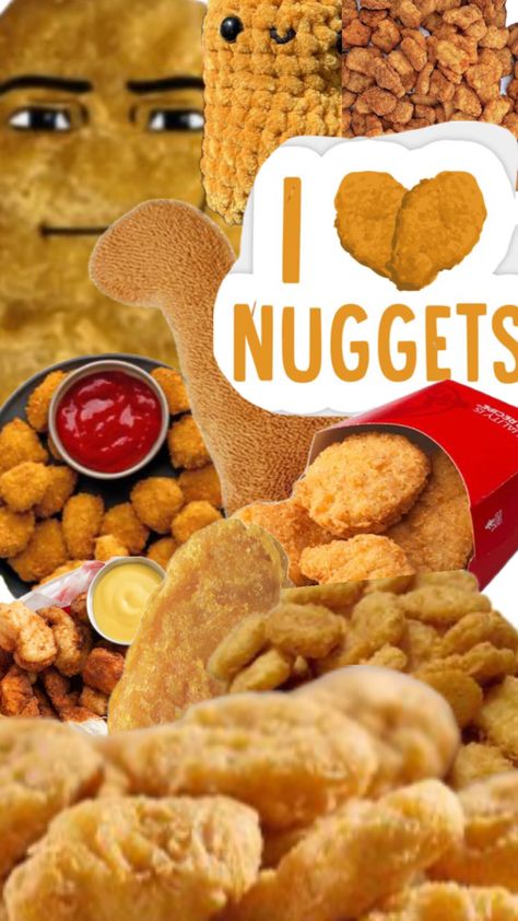 Chicken Nugget Wallpaper, Nugget Wallpaper, Chicken Nugget, Wallpaper Cute, Chicken Nuggets, Chicken, Wallpapers, My Saves, Quick Saves