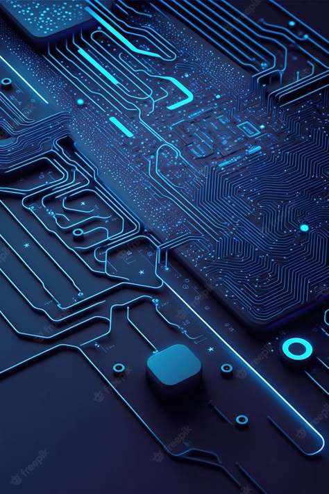 Premium Photo | Image of computer circuit board and blue light trails on dark background Coding Background Aesthetic, Computer Dark Aesthetic, Tech Background Aesthetic, Blue Tech Aesthetic, Blue Computer Aesthetic, Blue Technology Aesthetic, Circuit Aesthetic, Electrical Engineering Aesthetic, Electrical Background