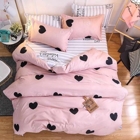 Pink Comforter Sets, Pillow Case Bed, Pink Comforter, Pink Duvet, Fall Bedding, Pink Duvet Cover, Dekorasi Kamar Tidur, Duvet Bedding Sets, Bed Linen Sets